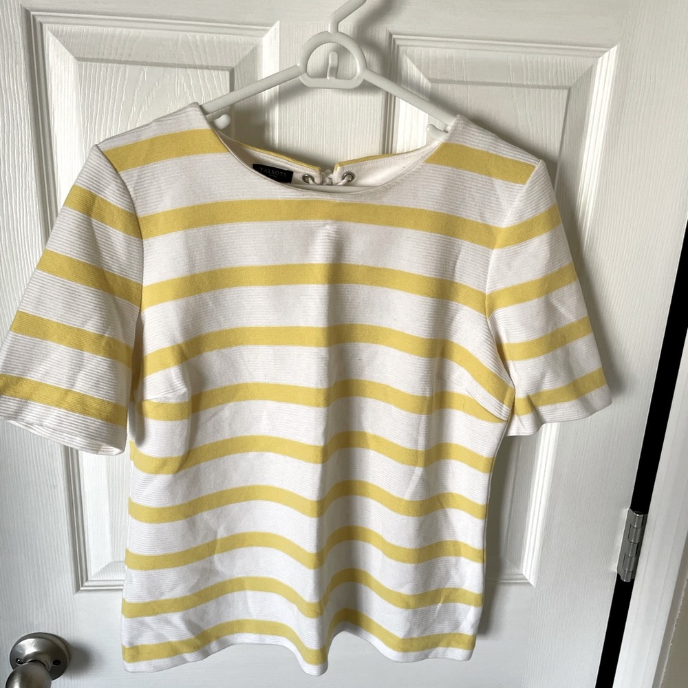 Talbots summer stripe top!